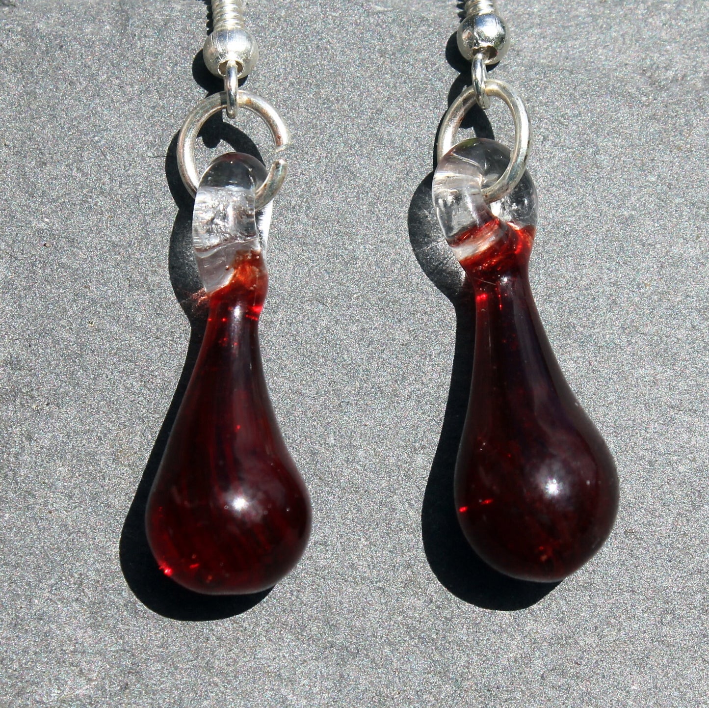 Blood Drop Earrings