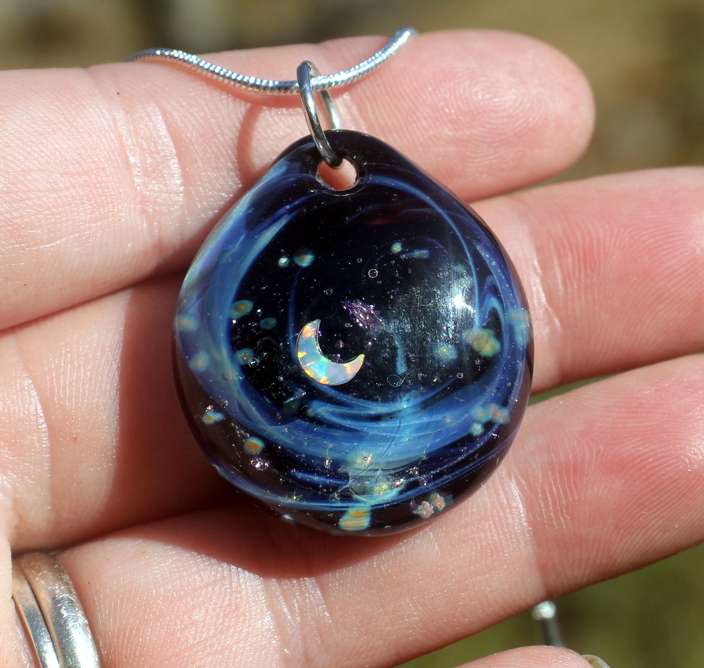 Opal Moon Starry night