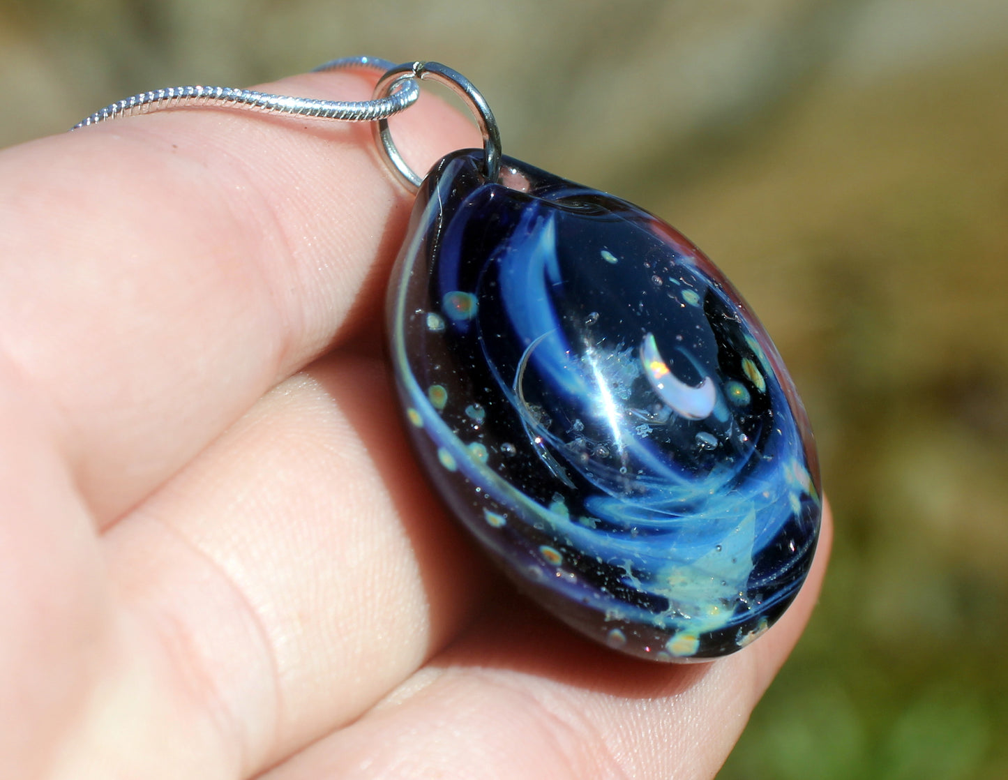 Opal Moon Starry night