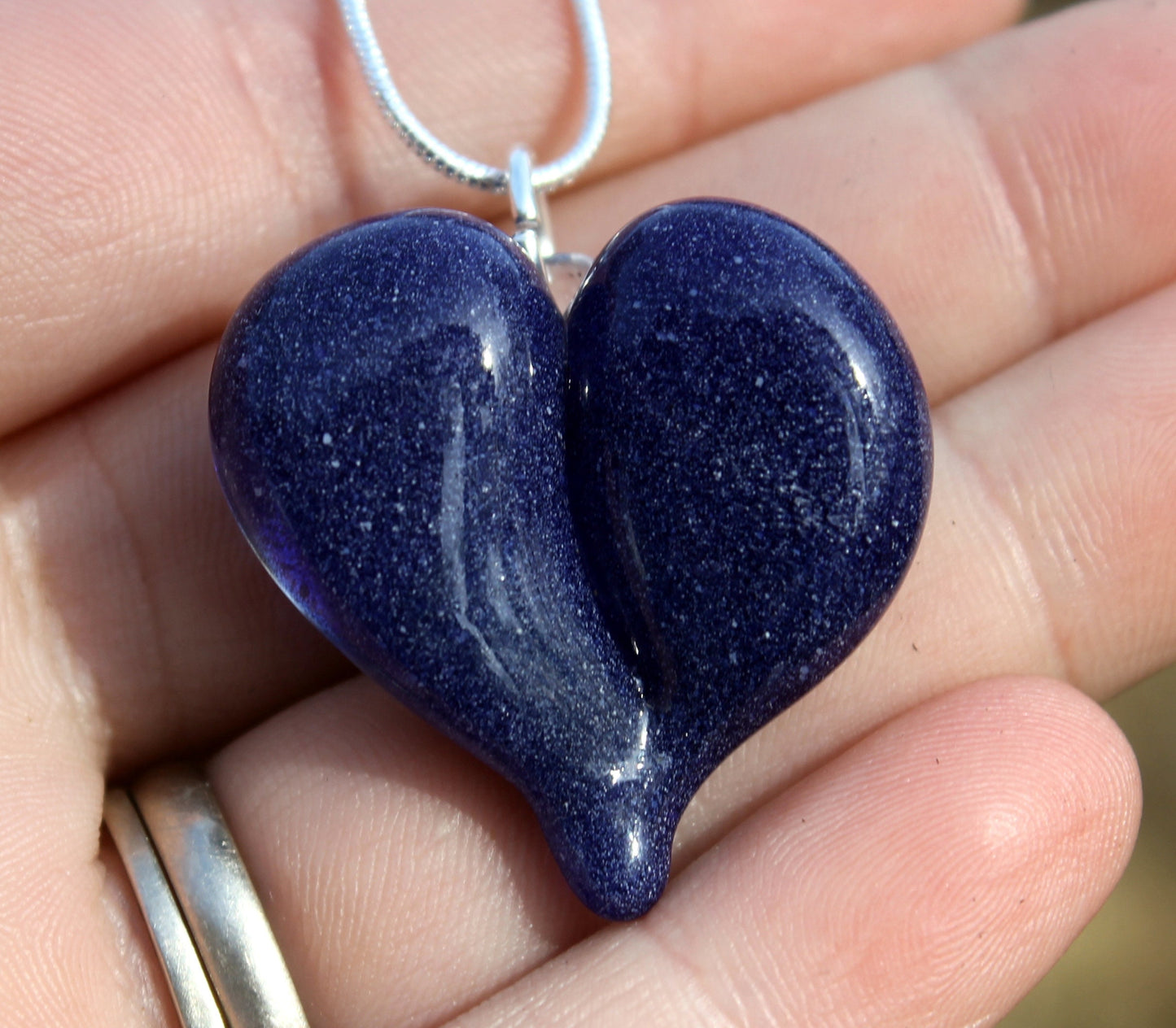 Heart Blue Stone