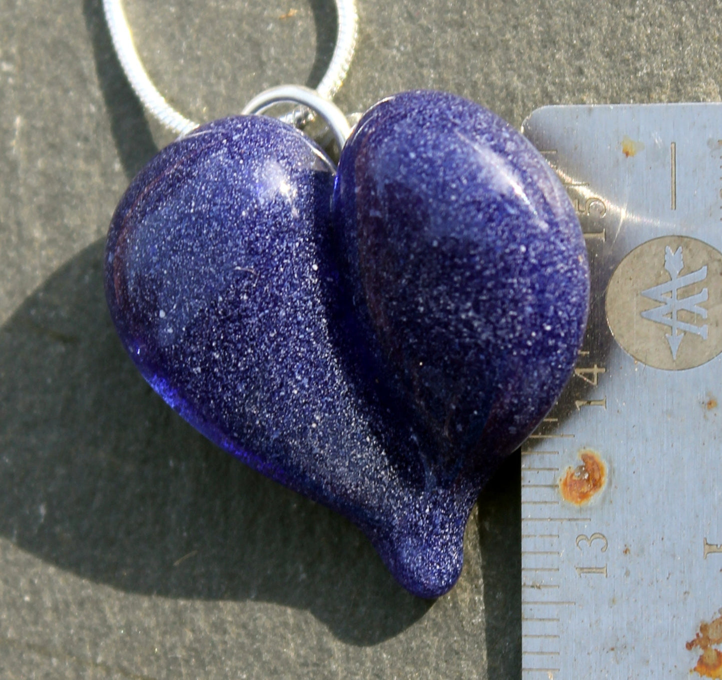 Heart Blue Stone